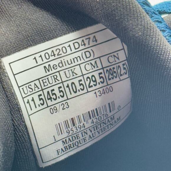 Brooks Glycerin GTS 21 Blue Opal Black Nasturtium Running Sneakers Men’s 11.5 - Picture 7 of 8